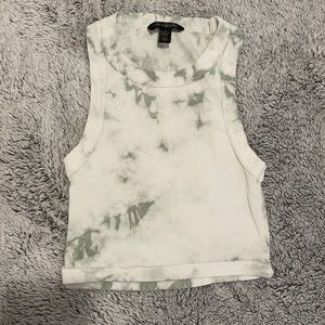Tie-Dye Cropped Tank Top